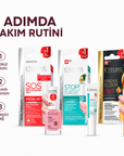 Eveline Protez Tırnak Sonrası Bakım Seti 3’lü – SOS, Kütikül Bakımı ve Besleyici Argan Yağı