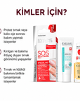 Eveline Protez Tırnak Sonrası Bakım Seti 3’lü – SOS, Kütikül Bakımı ve Besleyici Argan Yağı
