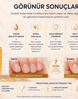 Eveline Argan Elixir 8in1 bakım yağı, bakım faydaları ve 7 günlük temsili tırnak görünümü karşılaştırması