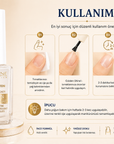 Eveline Golden Shine tırnak bakım ürünü kullanım adımları ve düzenli bakım programı