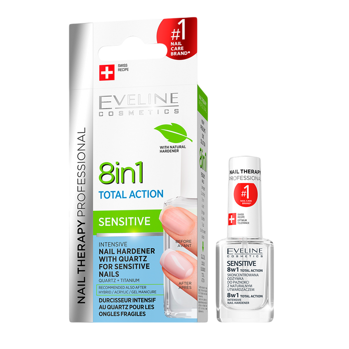 Eveline Nail Therapy Professional Sensitive Tırnak Bakımı 12 ml